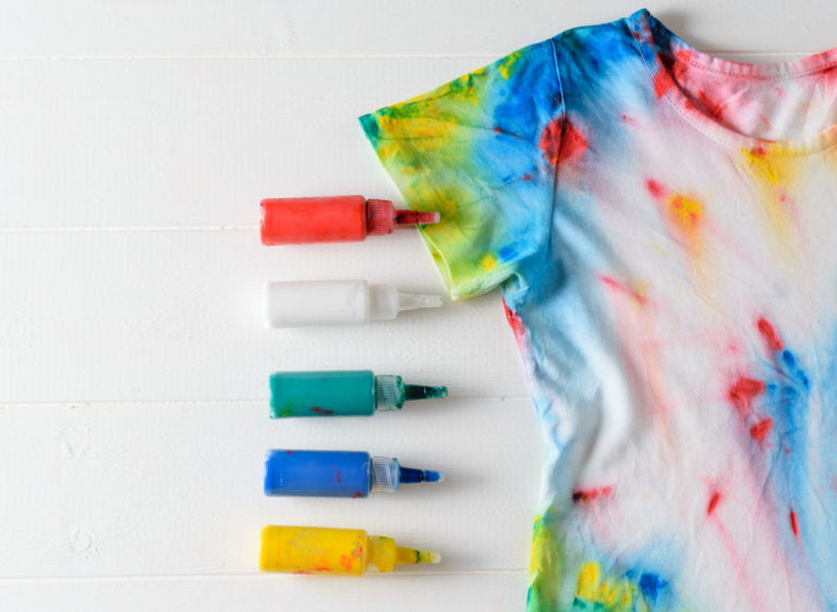 diy tie dye shirts food coloring